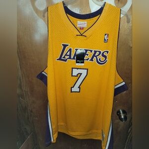 LAMAR ODOM Los Angeles LAKERS New Mitchell & Ness Swingman Basketball Jersey 4XL
